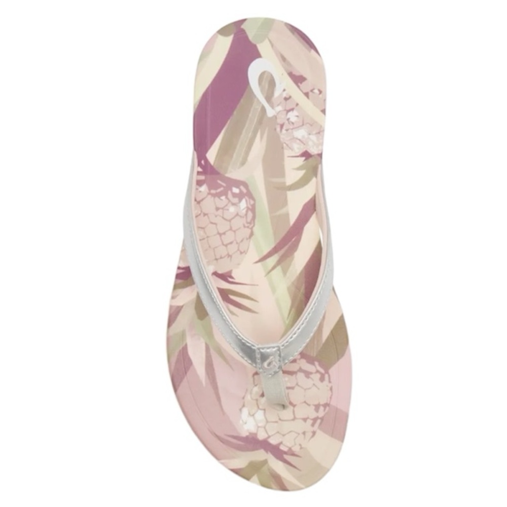 NWT Olukai Ho'opio Hau Flip Flop (Women), Size 9W